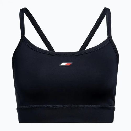 Biustonosz treningowy Tommy Hilfiger Essentials Low Int blue