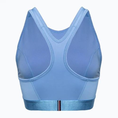 Biustonosz treningowy Tommy Hilfiger Essentials Mid Int Racer Back blue