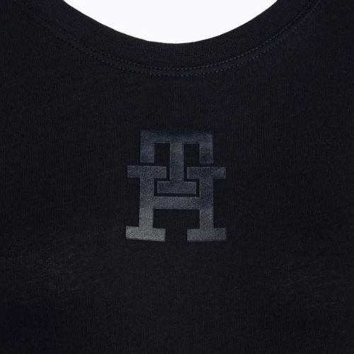 Koszulka damska Tommy Hilfiger Regular Th Monogram blue