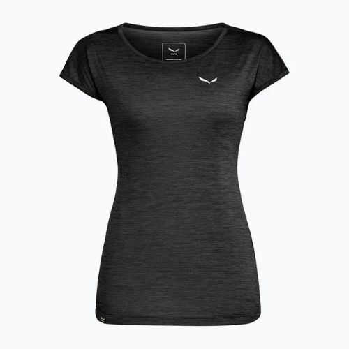 Koszulka trekkingowa damska Salewa Puez Melange Dry black out melange
