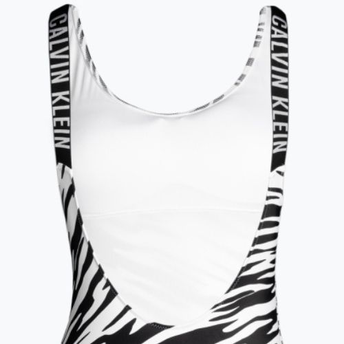 Strój kąpielowy jednoczęściowy damski Calvin Klein Scoop Back One Piece czarny