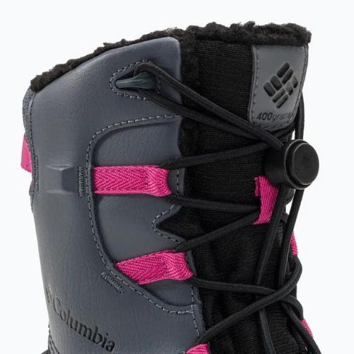 Śniegowce dziecięce Columbia Bugaboot Celsius Children graphite/wild fuchsia
