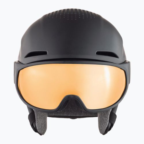 Kask narciarski Alpina Alto Q-Lite black matt/gold mirror