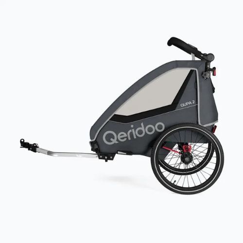 Przyczepka rowerowa Qeridoo Qupa 2 gray