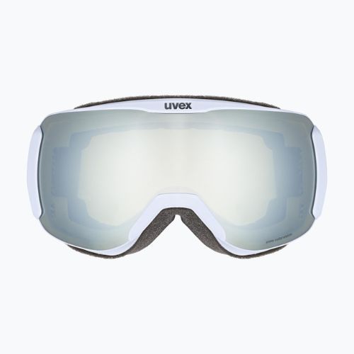Gogle narciarskie damskie UVEX Downhill 2100 CV WE arctic blue matt/mirror white/colorvision green