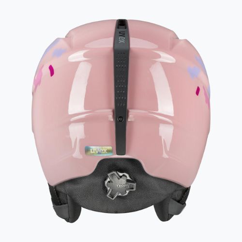 Kask narciarski dziecięcy UVEX Viti Jr pink puzzle