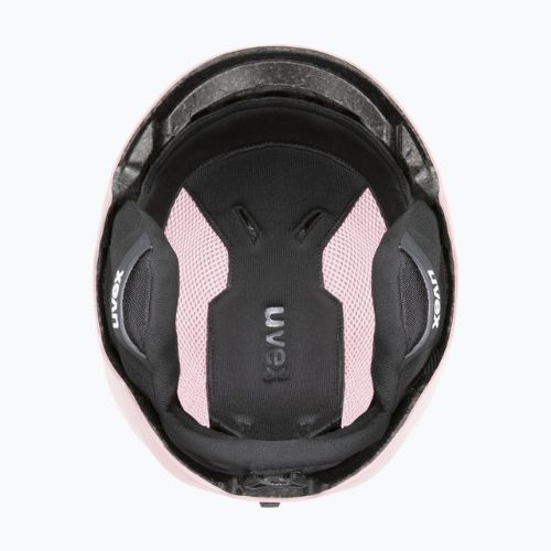 Kask narciarski dziecięcy UVEX Viti Jr pink puzzle