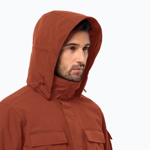 Kurtka zimowa męska Jack Wolfskin Glacier Canyon Parka carmine