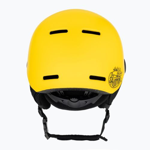 Kask narciarski dziecięcy Salomon Orka Visor vibrant yellow