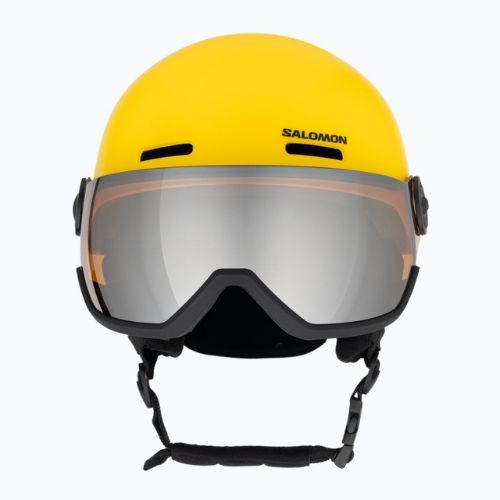 Kask narciarski dziecięcy Salomon Orka Visor vibrant yellow