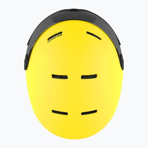 Kask narciarski dziecięcy Salomon Orka Visor vibrant yellow