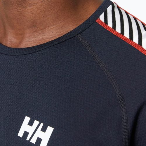 Bluza termoaktywna męska Helly Hansen Lifa Active Stripe Crew navy