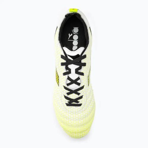 Buty piłkarskie męskie Diadora Brasil Elite GR LT LP12 white/black/fluo yellow