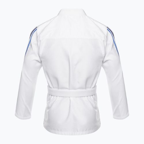 GI do brazylijskiego jiu-jitsu adidas Rookie white/gradient blue