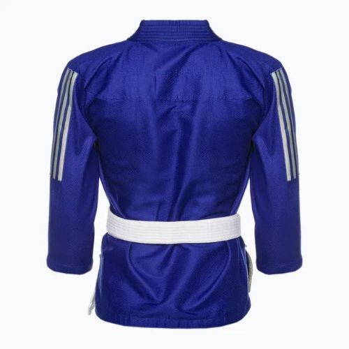 GI do brazylijskiego jiu-jitsu dziecięce adidas Rookie blue/grey