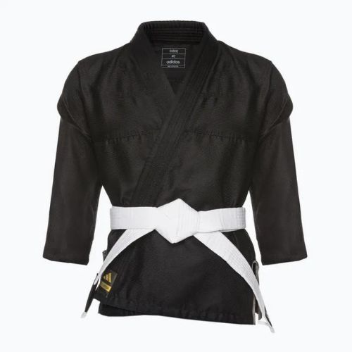 GI do brazylijskiego jiu-jitsu dziecięce adidas Rookie black/gold