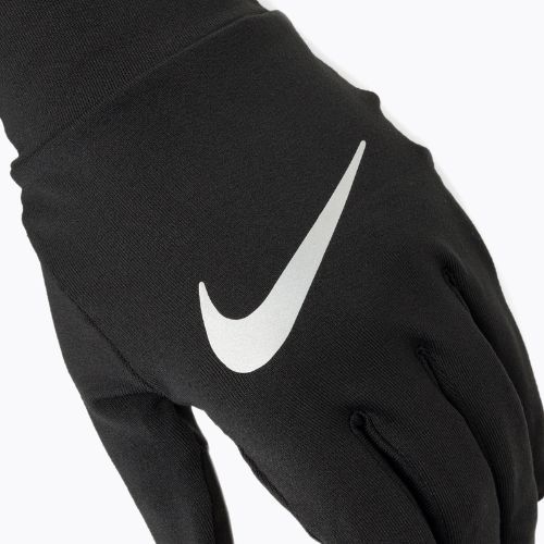 Rękawiczki do biegania męskie Nike Accelerate RG black/black/silver