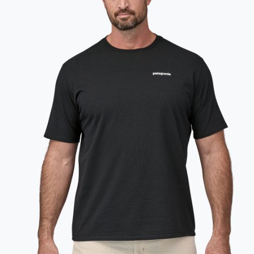 Koszulka męska Patagonia P-6 Logo Responsibili-Tee black