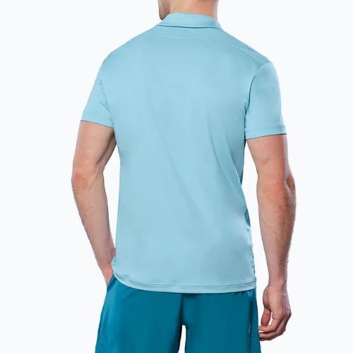Koszulka polo tenisowa męska Mizuno Charge Shadow Polo blue glow
