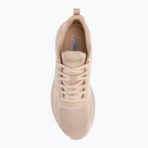 Buty damskie SKECHERS Bobs Squad Chaos Face Off beige