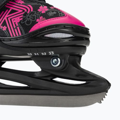 Łyżwy dziecięce Roces Jokey Ice 3.0 Girl black/pink