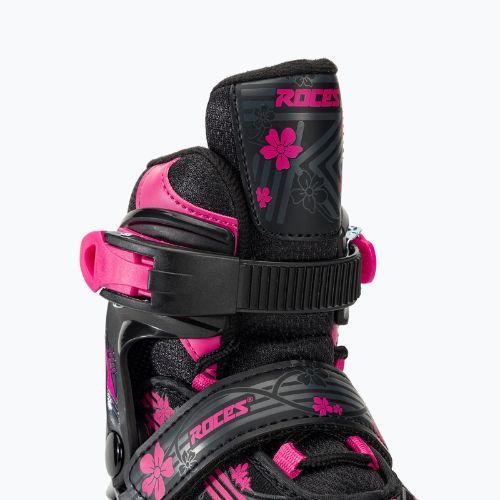Łyżwy dziecięce Roces Jokey Ice 3.0 Girl black/pink