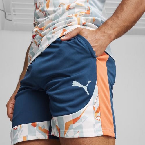 Spodenki piłkarskie męskie PUMA Neymar JR Creativity Training ocean tropic/hot heat