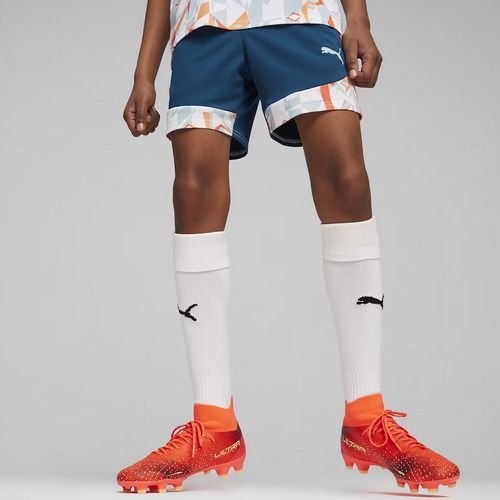 Spodenki piłkarskie dziecięce PUMA Neymar JR Creativity Training ocean tropic/hot heat