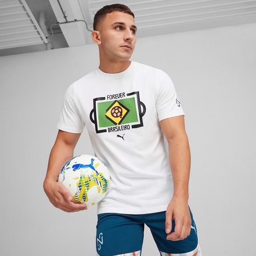 Koszulka piłkarska męska PUMA Neymar Jr Tee puma white