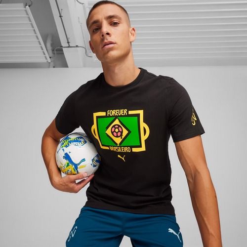 Koszulka piłkarska męska PUMA Neymar Jr Tee puma black