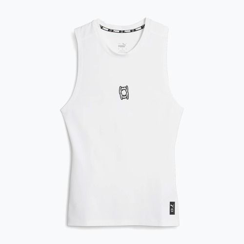 Koszulka koszykarska męska PUMA Hoops Team Slvs Baselayer puma white