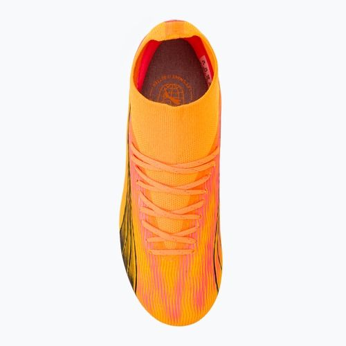 Buty piłkarskie dziecięce PUMA Ultra Pro FG/AG Jr sunset glow/puma black/sun stream