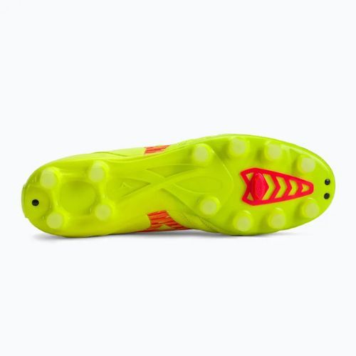 Buty piłkarskie Mizuno Morelia Neo IV Pro MD safety yellow/ fiery coral 2/ galaxy silver