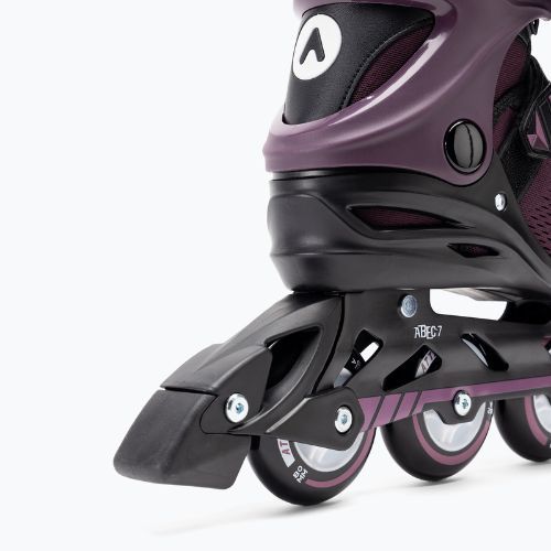 Rolki damskie ATTABO OneFoot Fitgo system fioletowe