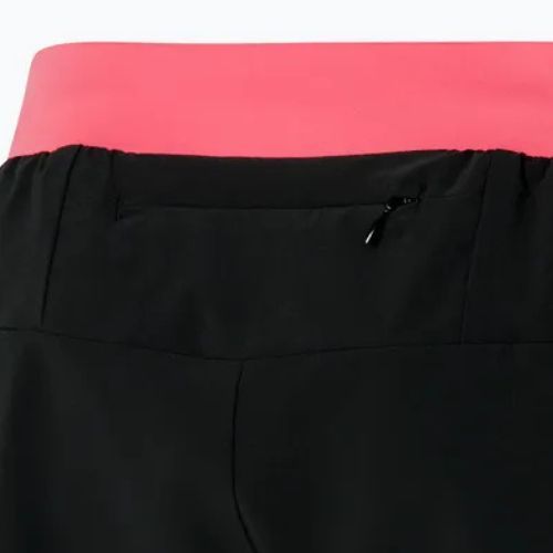 Spodenki do biegania damskie Mizuno Alpha 4.5" black/coral