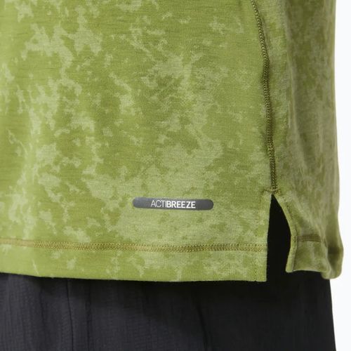 Koszulka do biegania męska ASICS Metarun Pattern 1/2 ZIP cactus