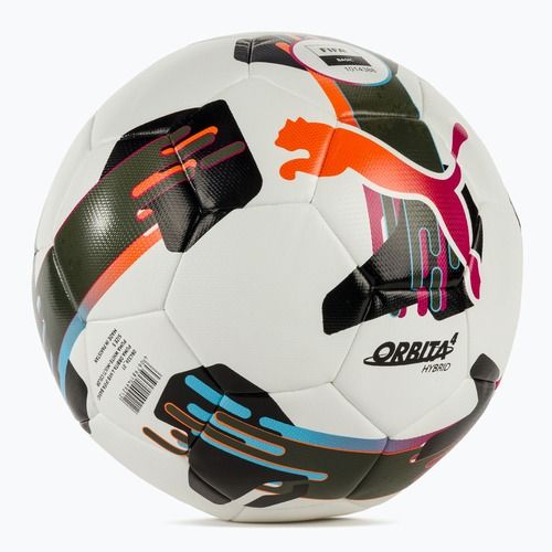 Piłka do piłki nożnej PUMA Orbita 4 HYB FIFA Basic puma white/multicolor rozmiar 5