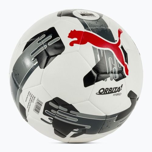 Piłka do piłki nożnej PUMA Orbita 4 HYB FIFA Basic puma white/puma black rozmiar 5