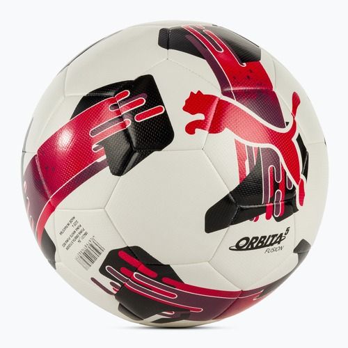 Piłka do piłki nożnej PUMA Orbita 5 Fusion puma white/puma red rozmiar 4