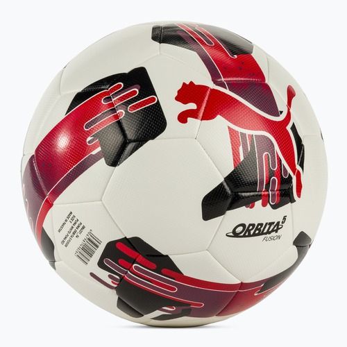 Piłka do piłki nożnej PUMA Orbita 5 Fusion puma white/puma red rozmiar 5