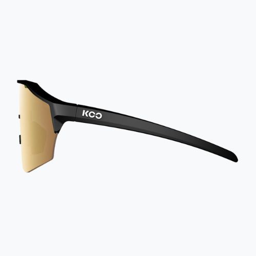 Okulary przeciwsłoneczne Koo Alibi black matt/gold mirror