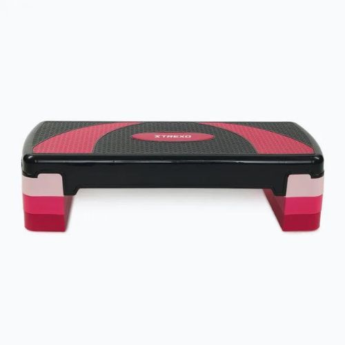 Step do aerobiku XTREXO 3 stopniowy max 250 kg różowy