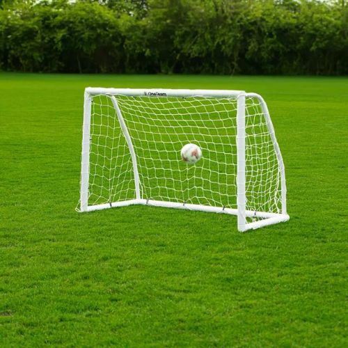 Bramka do piłki nożnej OneTeam PVC OT-B4W008 244 x 150 cm biały