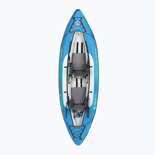 Kajak pompowany 2-osobowy AQUASTIC Delft 11'0'' 335 cm niebieski