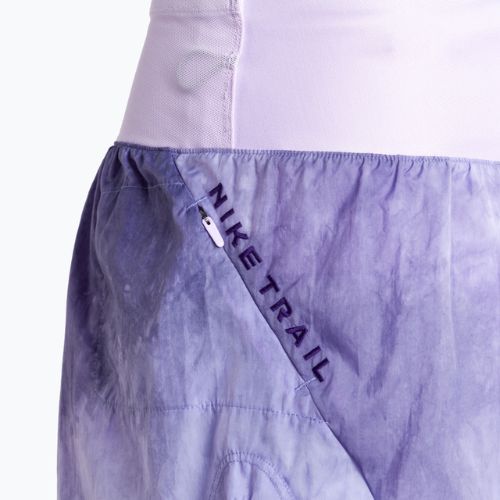 Spodenki do biegania damskie Nike Trail Repel 3" lilac bloom/court purple/court purple