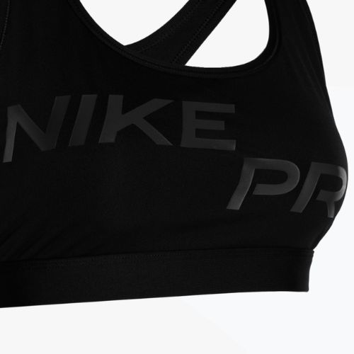 Biustonosz treningowy Nike Pro Swoosh Light Support black/white