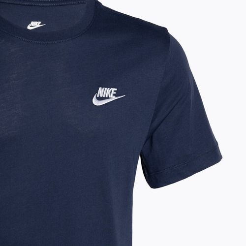 Koszulka męska Nike Sportswear Club black midnight navy/white