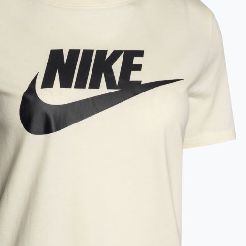 Koszulka damska Nike Sportswear Club Essentials Logo coconut milk/black