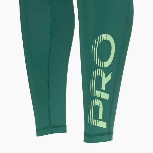 Legginsy treningowe damskie Nike Pro Dri-FIT Mid-Rise 7/8 Graphic bicoastal/vapour green/white