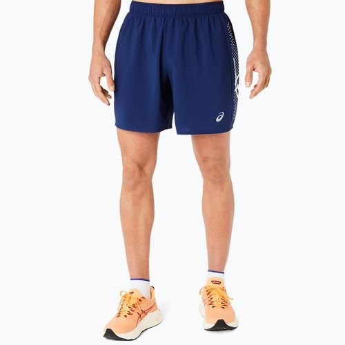 Spodenki do biegania męskie ASICS Icon performance blue expanse/birch